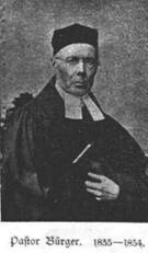 1835-1854 Pastor Brger