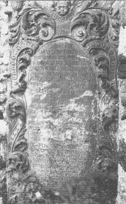 Grabstein Johann Caspar Richter